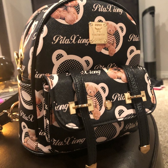 Designer Teddy Mini Backpack - Picture 8 of 10